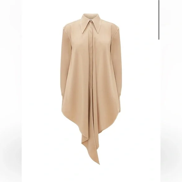 JW ANDERSON Waterfall poplin shirt, size 2